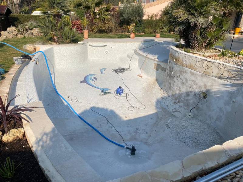pose mosaique piscine saint raphael
